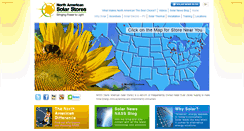 Desktop Screenshot of northamericansolarstores.com