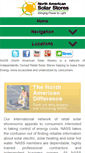 Mobile Screenshot of northamericansolarstores.com